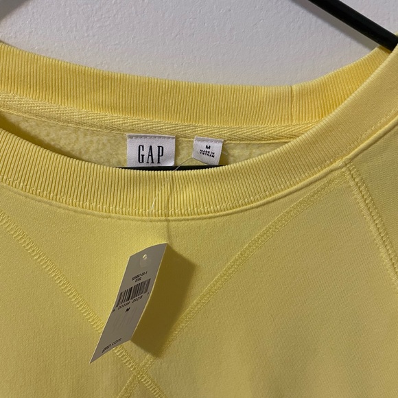 Gap bright yellow medium sweatshirt - Picture 3 of 6